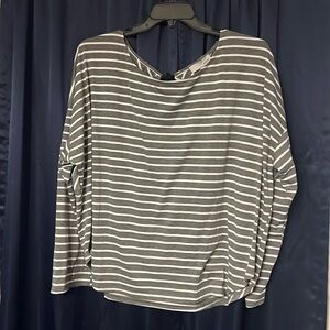 Striped Long Sleeve Blouse